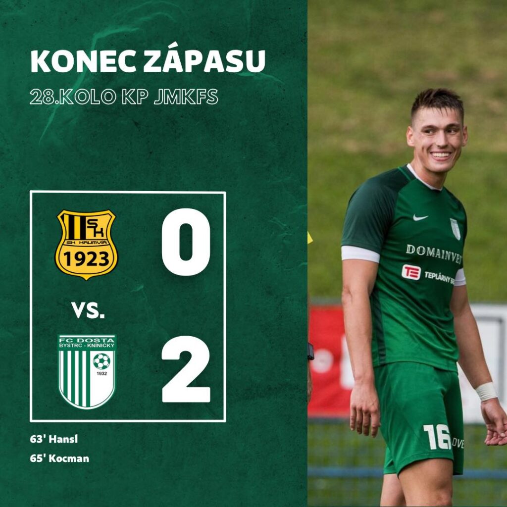 FC Dosta Bystrc - Kníničky Z Krumvíře vezeme 3 body Muži "A", Novinky