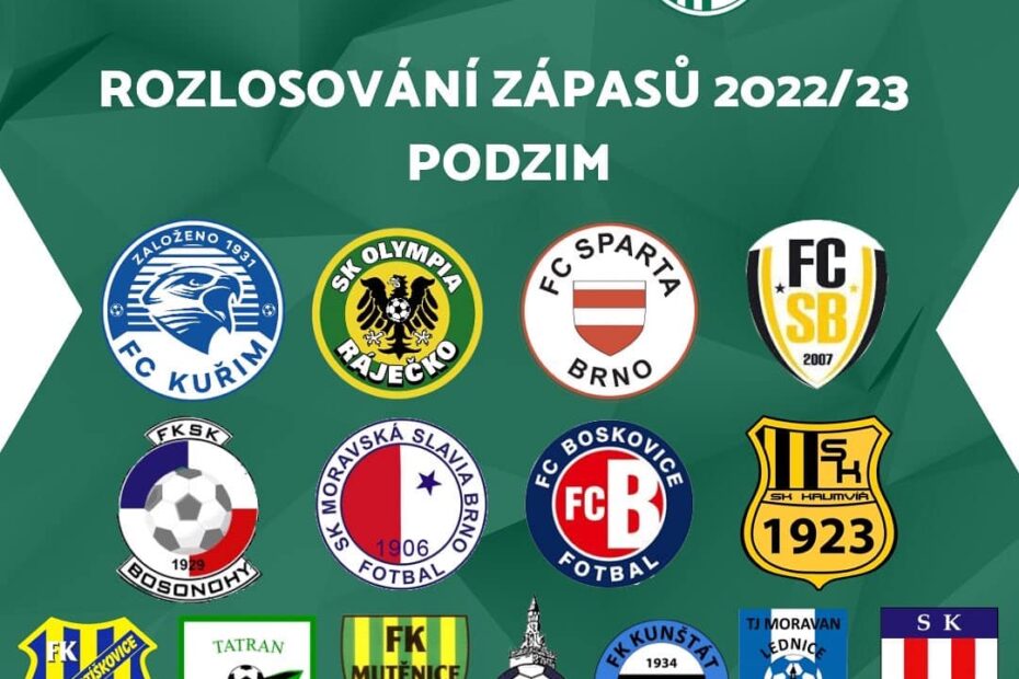 FC Dosta Bystrc - Kníničky Už známe jízdní řád pro nadcházející ročník KP Jihomoravského kraje! Muži "A"