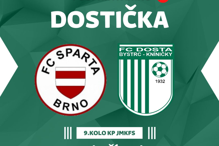 FC Dosta Bystrc - Kníničky Čeká nás další venkovní utkání, tentokrát derby Muži "A"